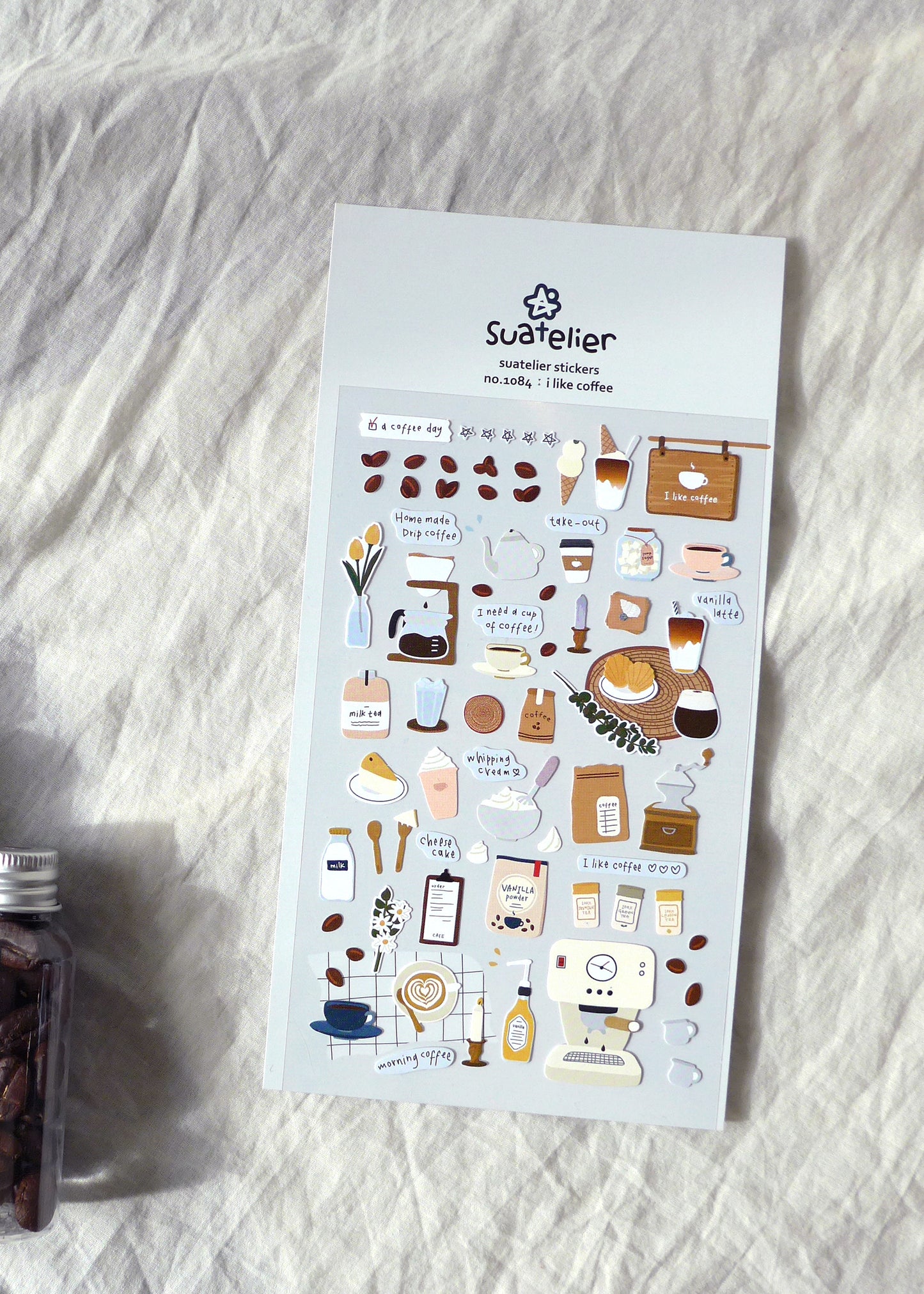 Suatelier Stickers No. 1084: I like coffee