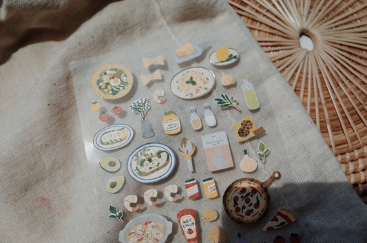 Suatelier Stickers No. 1090: food trip #1