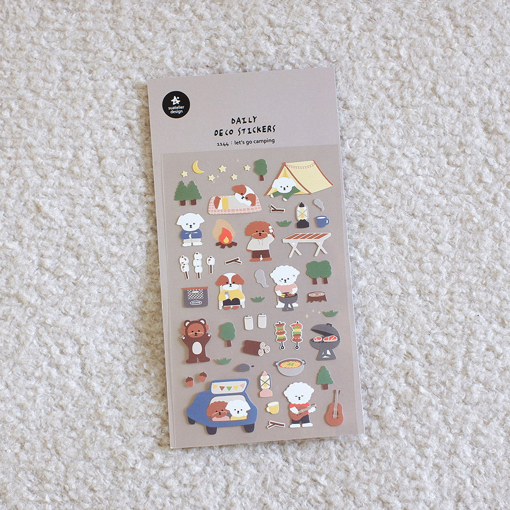 Suatelier Stickers No. 1144: let's go camping