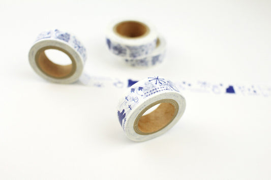 Sokamono Blue Cat Masking Tape