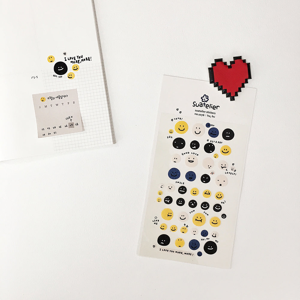 Suatelier Stickers No. 1076: hu, hu
