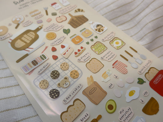 Suatelier Stickers No. 1083: I like bread