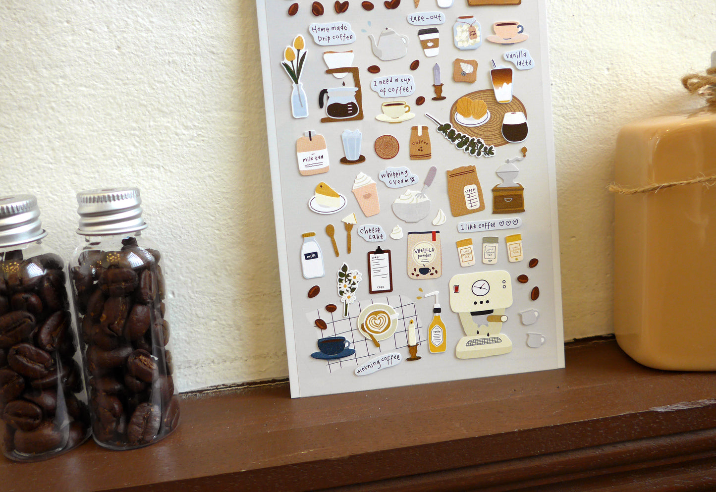 Suatelier Stickers No. 1084: I like coffee