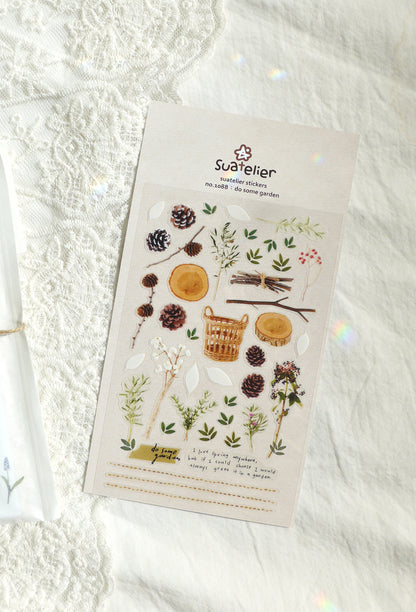 Suatelier Stickers No. 1088: do some garden