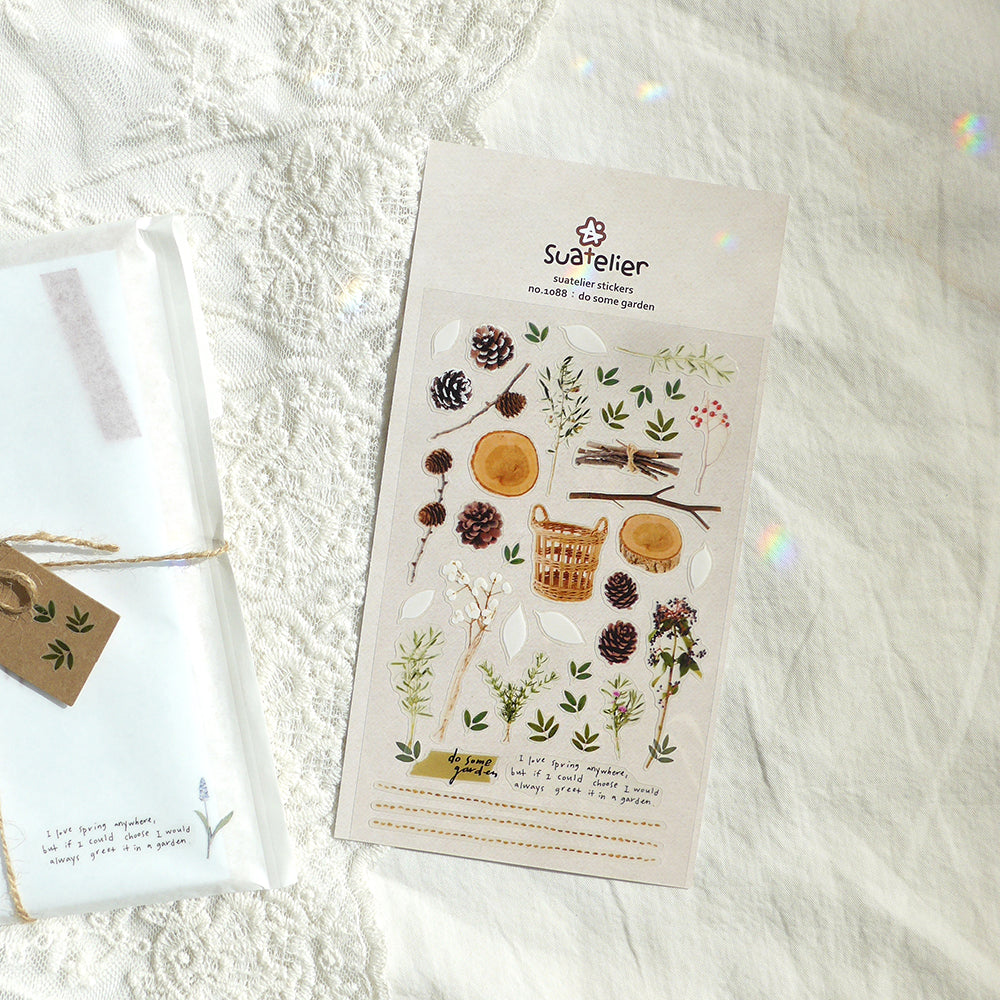 Suatelier Stickers No. 1088: do some garden