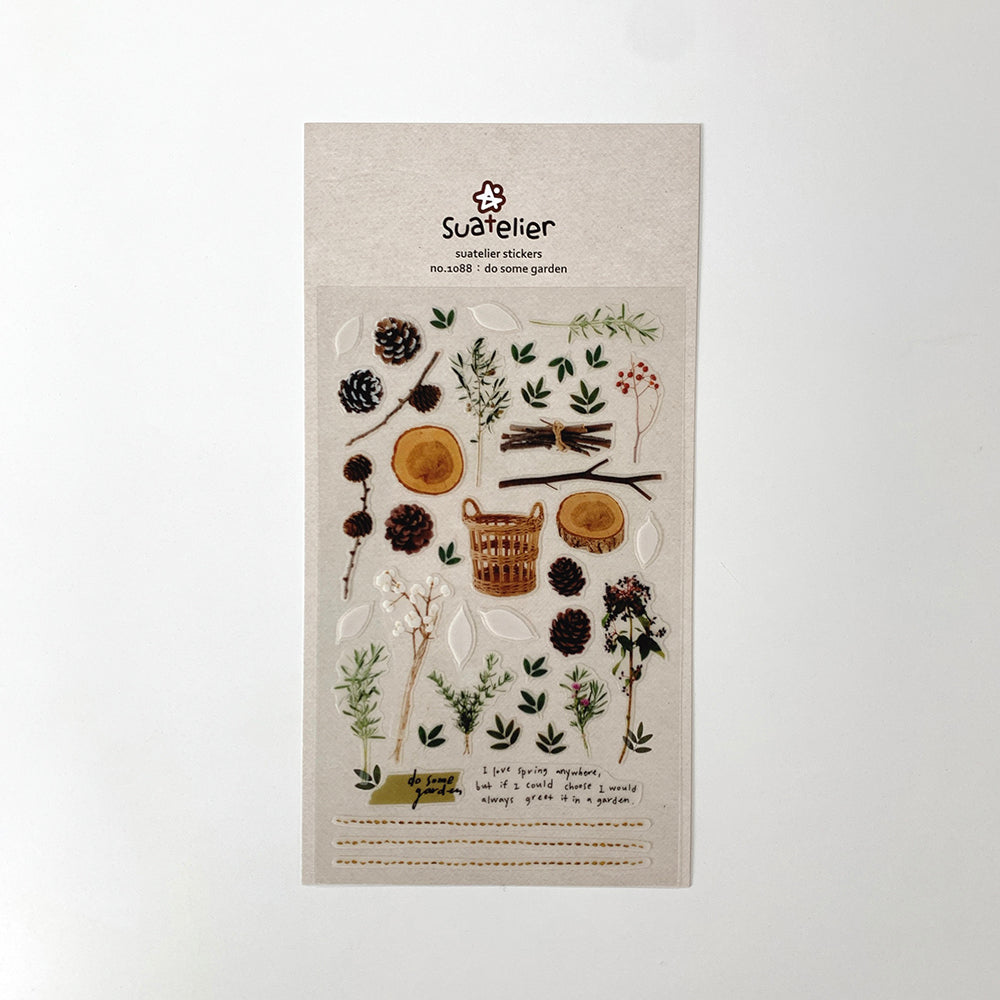Suatelier Stickers No. 1088: do some garden