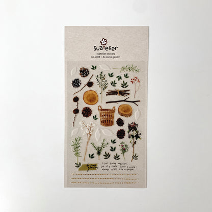 Suatelier Stickers No. 1088: do some garden