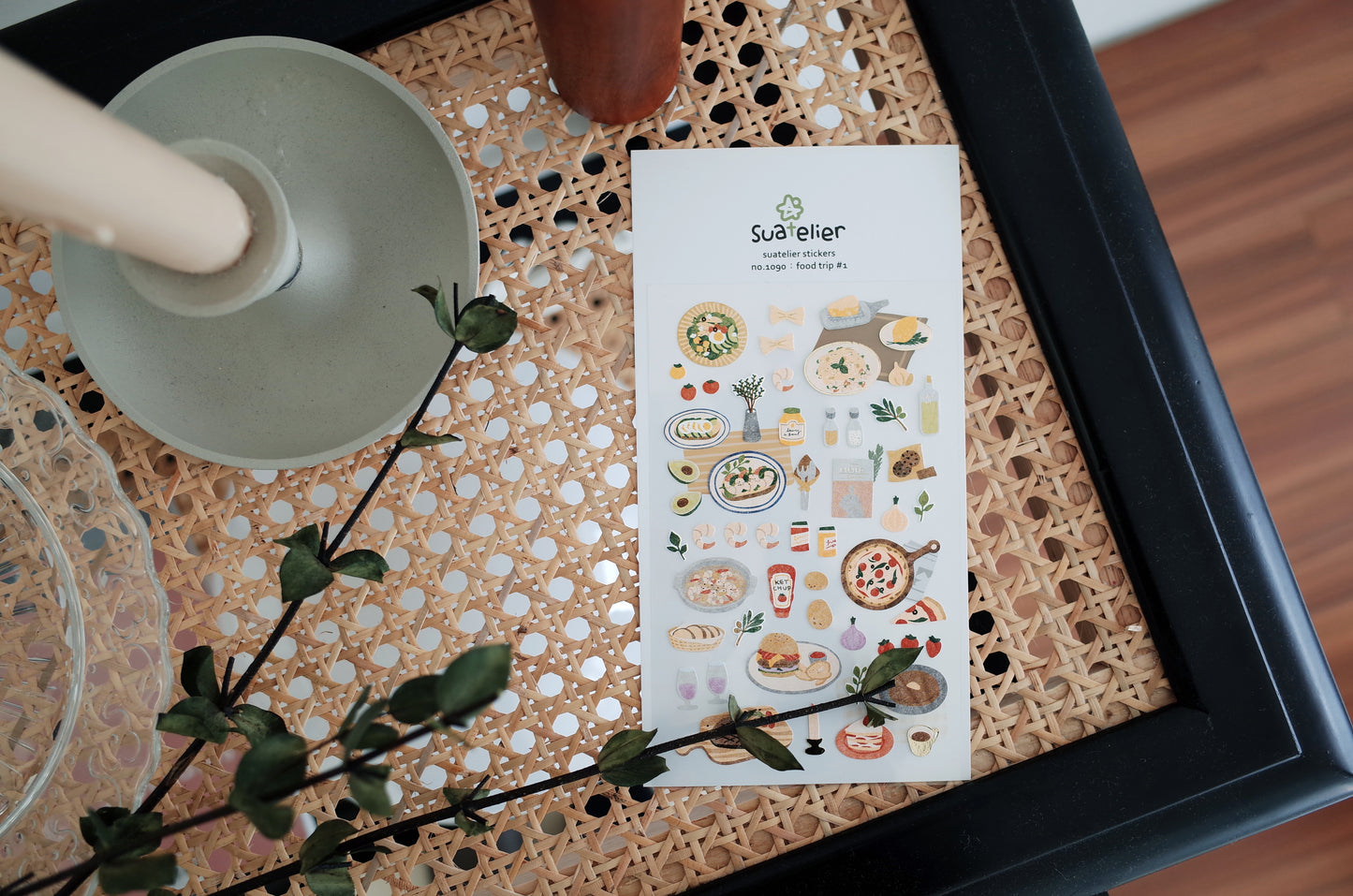 Suatelier Stickers No. 1090: food trip #1