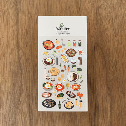 Suatelier Stickers No. 1091: food trip #2