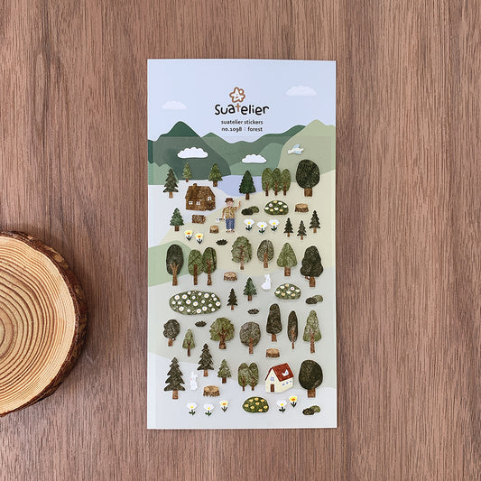 Suatelier Stickers No. 1098: forest