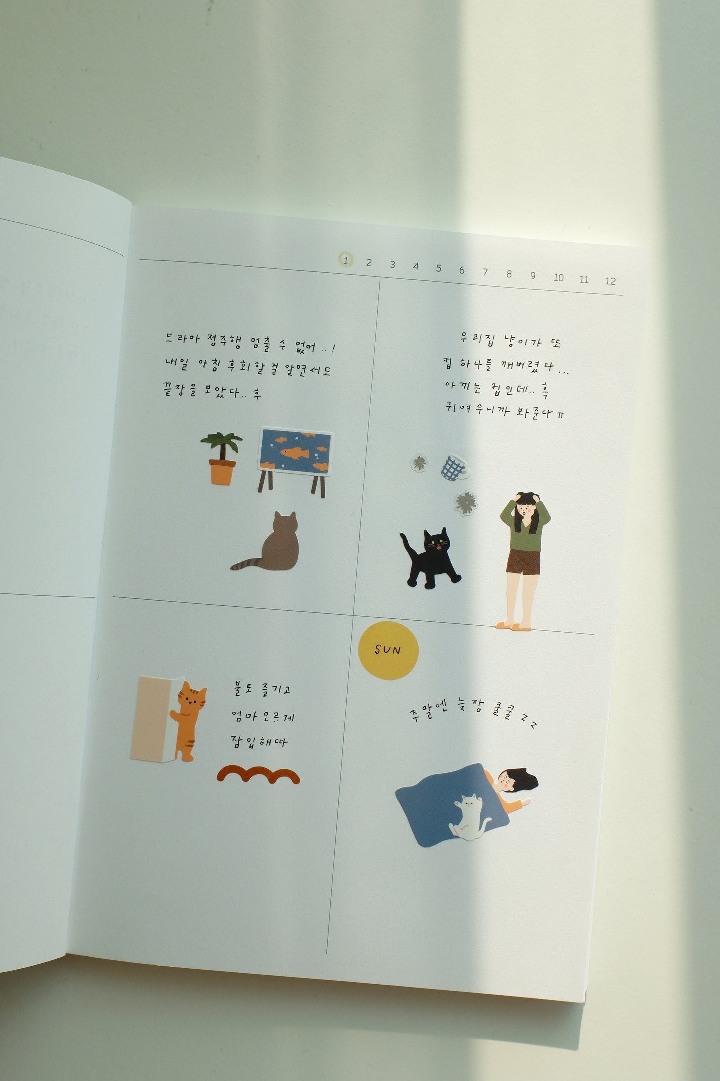Suatelier Stickers No. 1150: cats have staff