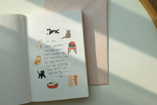 Suatelier Stickers No. 1150: cats have staff