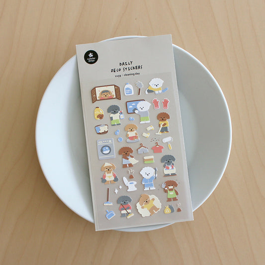 Suatelier Stickers No. 1159: cleaning day