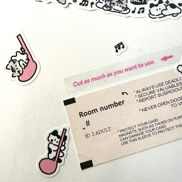 DingDong Cat Stickers - Shy Cat's Love Song