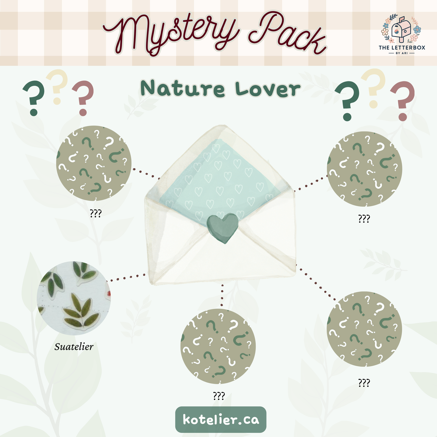 Kotelier Mystery Sticker Pack | Surprise Korean Sticker Pack (Cat, Floral, Coffee, Nature, Daily Life)