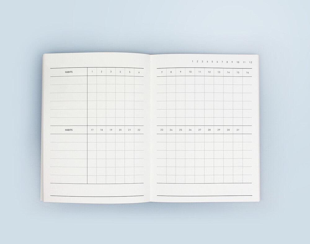 Sokamono Habit Tracker Diary - Pink Cat