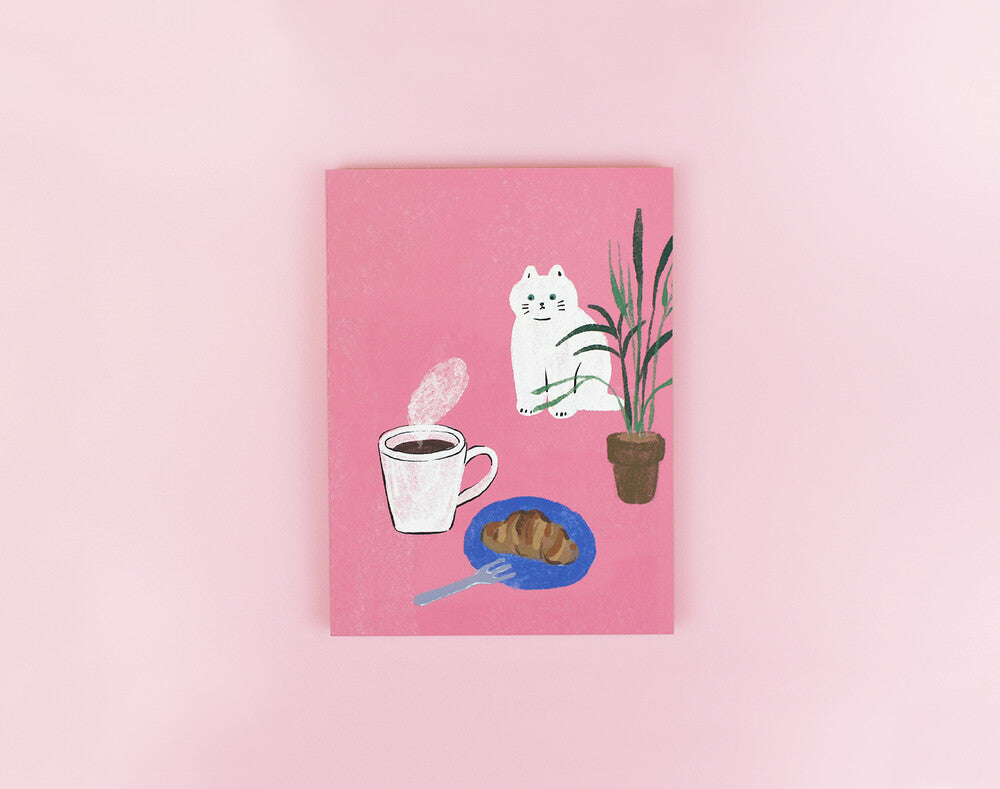 Sokamono Habit Tracker Diary - Pink Cat