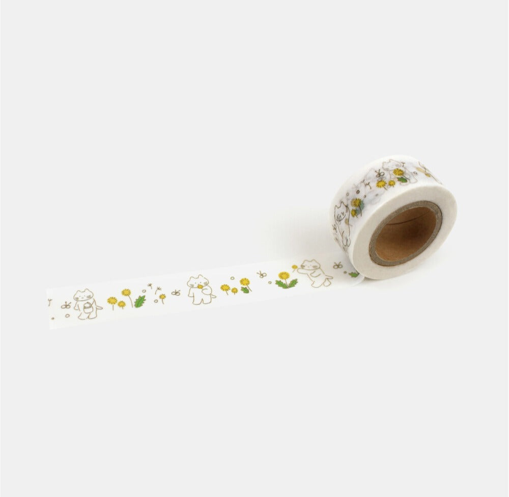 Sokamono Dandelion & Meow Mate Masking Tape