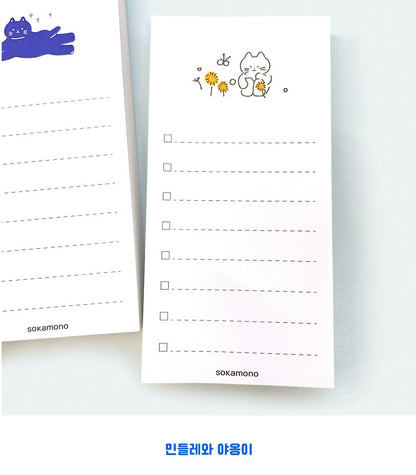 Sokamono Mini Checklist Memo Pad