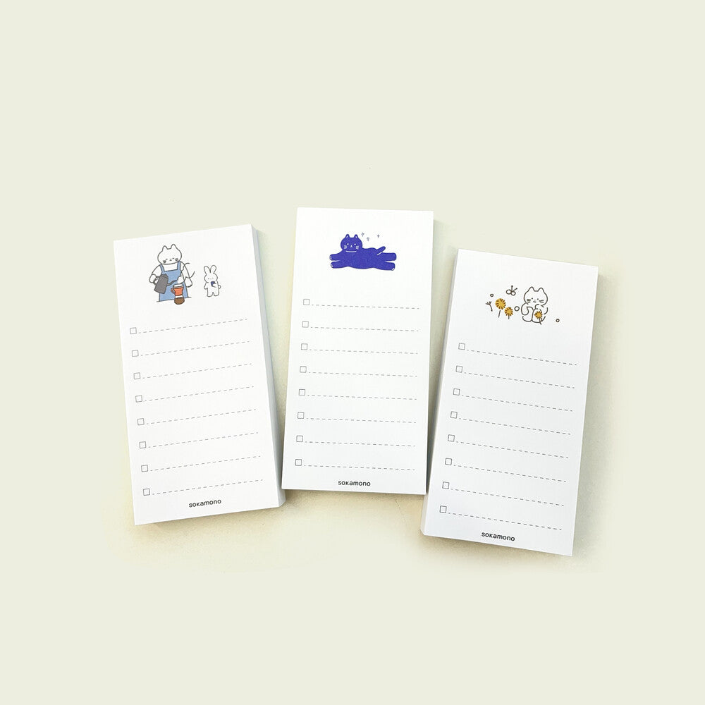 Sokamono Mini Checklist Memo Pad