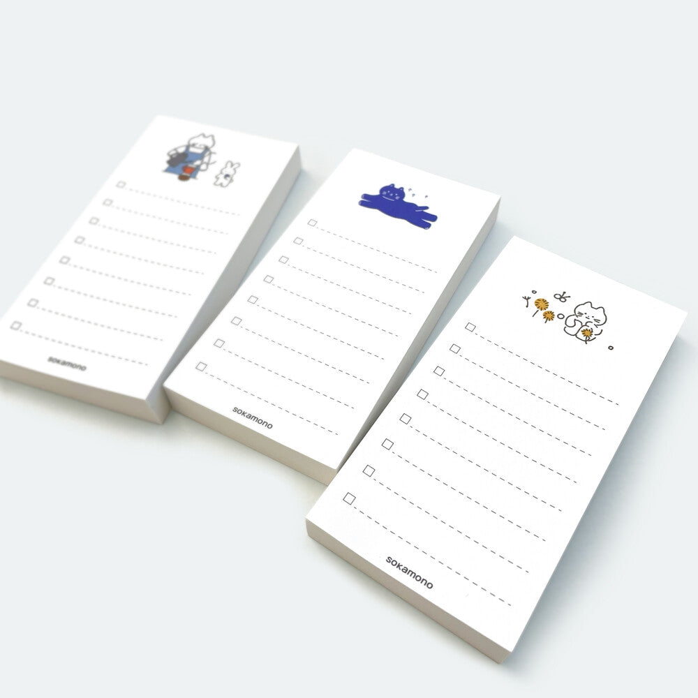 Sokamono Mini Checklist Memo Pad