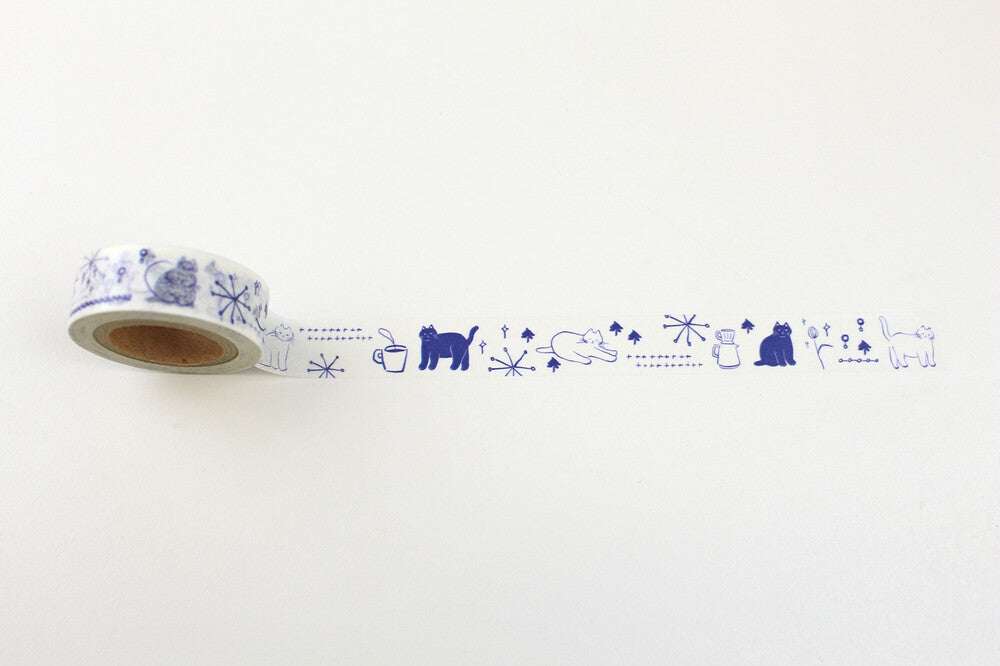 Sokamono Blue Cat Masking Tape