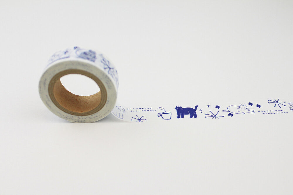 Sokamono Blue Cat Masking Tape
